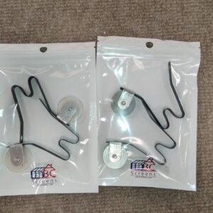 Tension Spring Roller 1" Nylon Wheel for Sliding Screen Doors